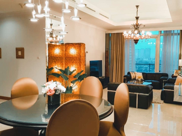 Kempinski Private Residence-2BR-Dining Area and Living room