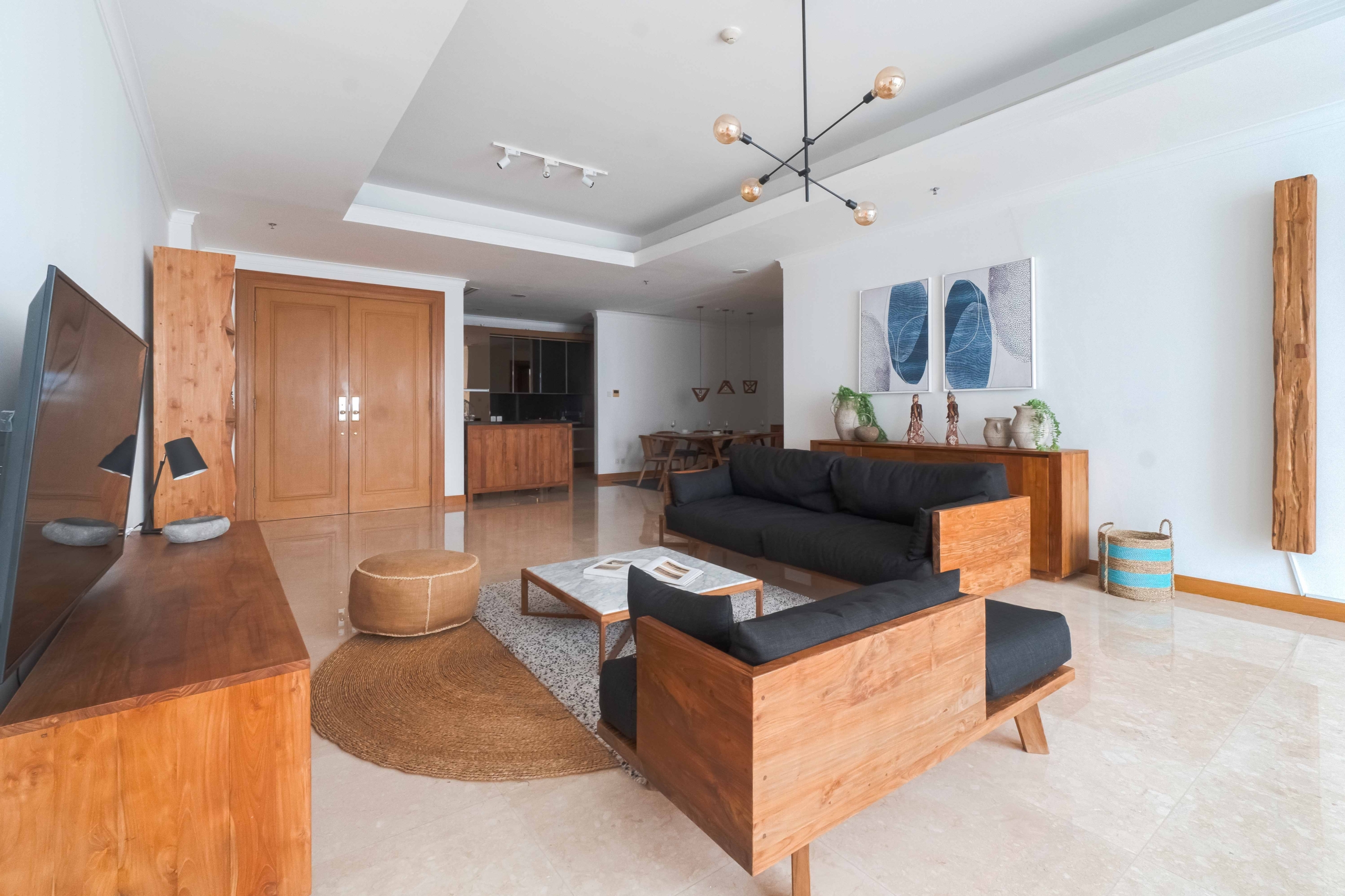 Kempinski Private Residence-2BR-Living room