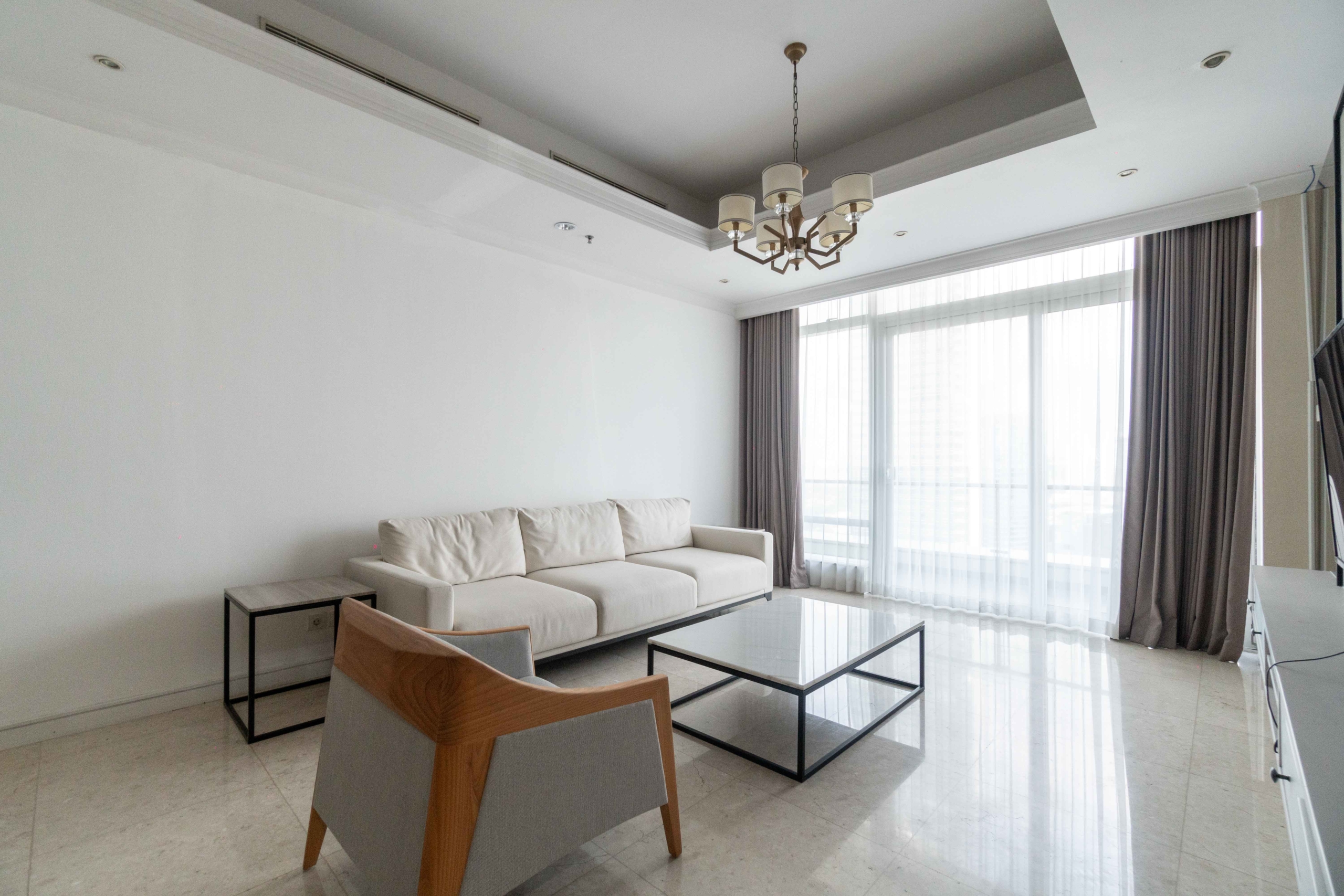 Kempinski Private Residence-2BR-Spacious Living Room