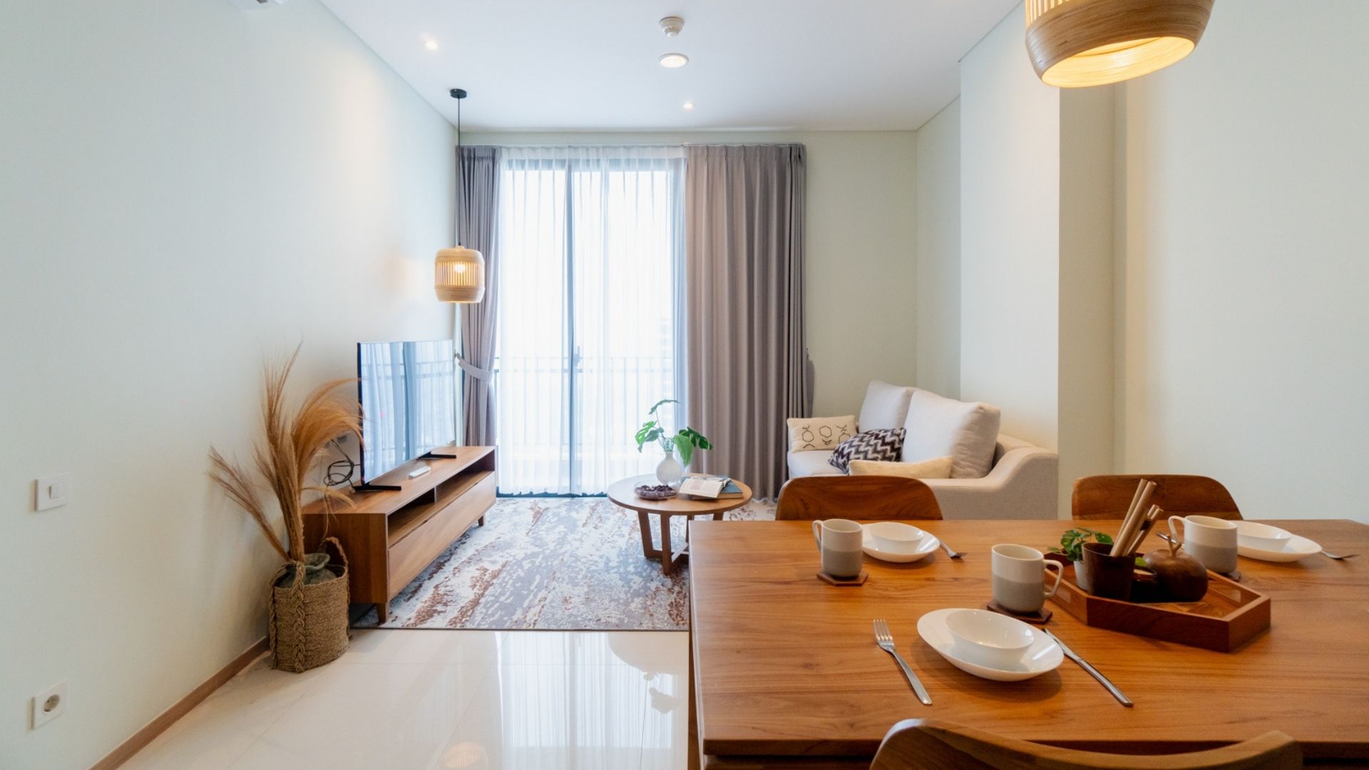 Samara Suites 2BR Type B Dining Area and Living Room 2