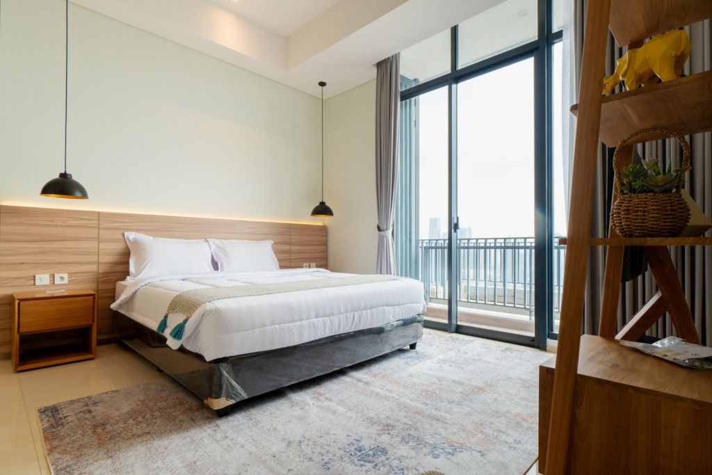 High floor apartment bedroom