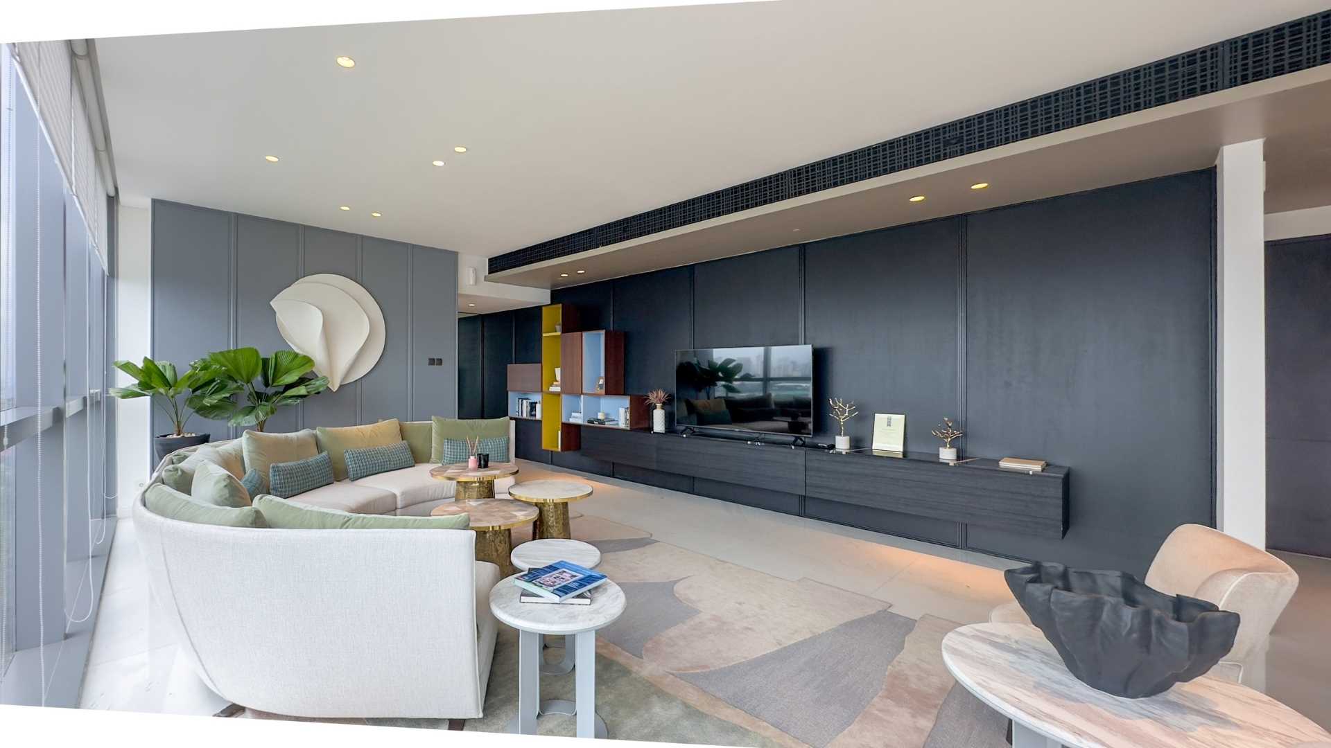 Casa Domaine-3BR-Modern and Cozy Fully Furnished Living Room