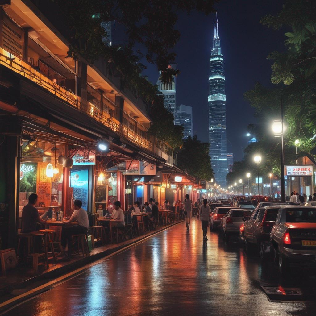 Jakarta city nightlife