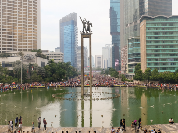 car-free day in jakarta