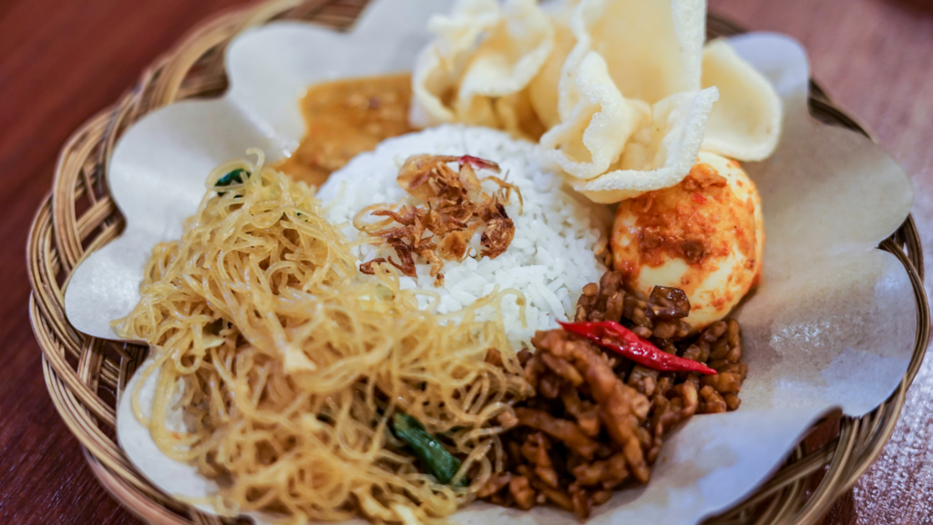 nasi uduk one of a Indonesian Breakfast Culture