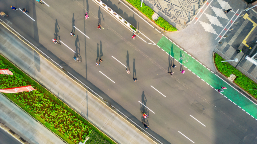 car-free day in jakarta