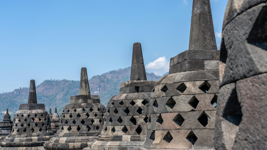 exploring borobudur