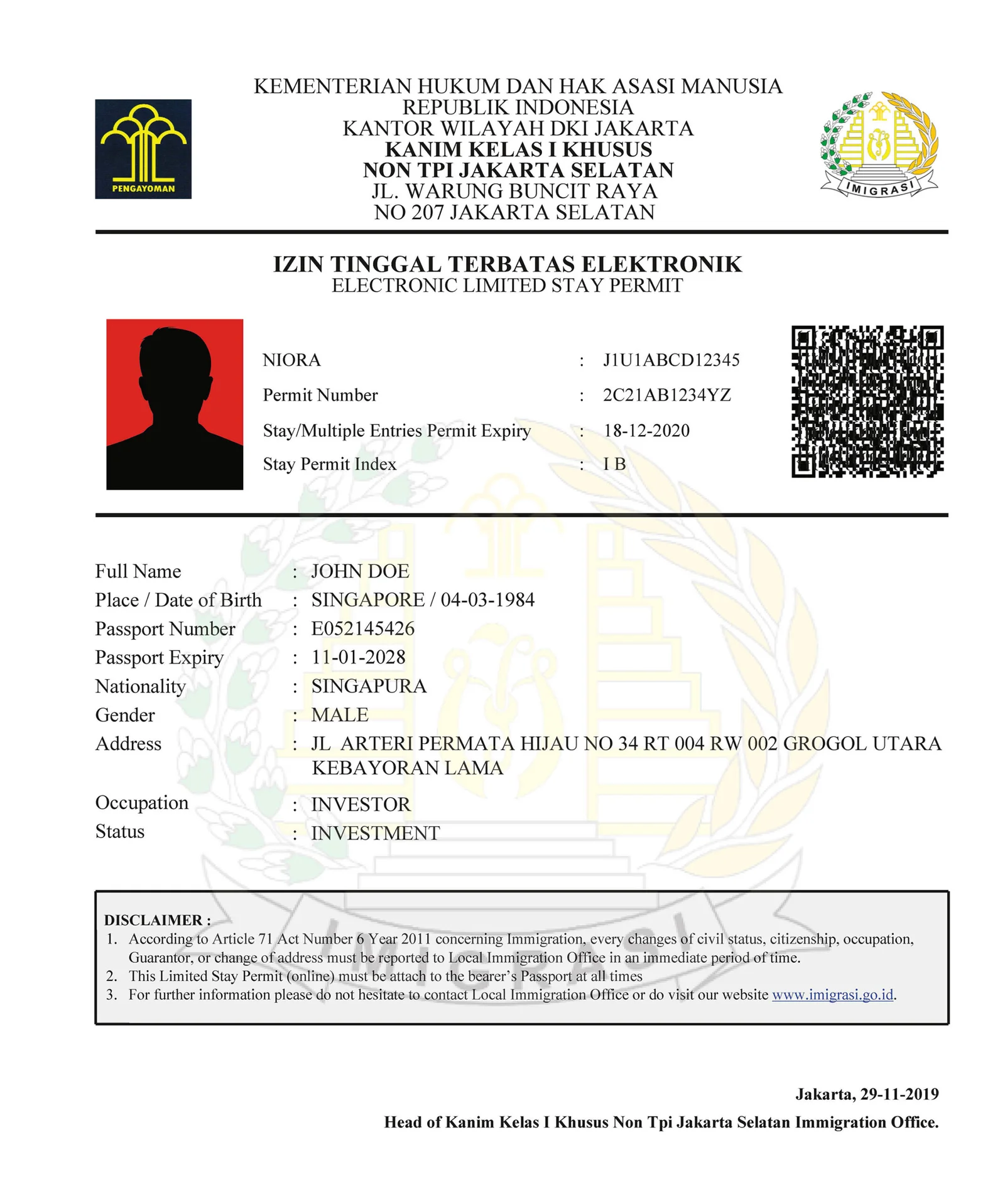 Investor Visa vs Work Visa in Indonesia