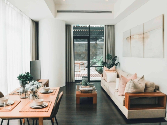 VERDE ONE-3BR-DINING & LIVING AREA FROM KITCHEN