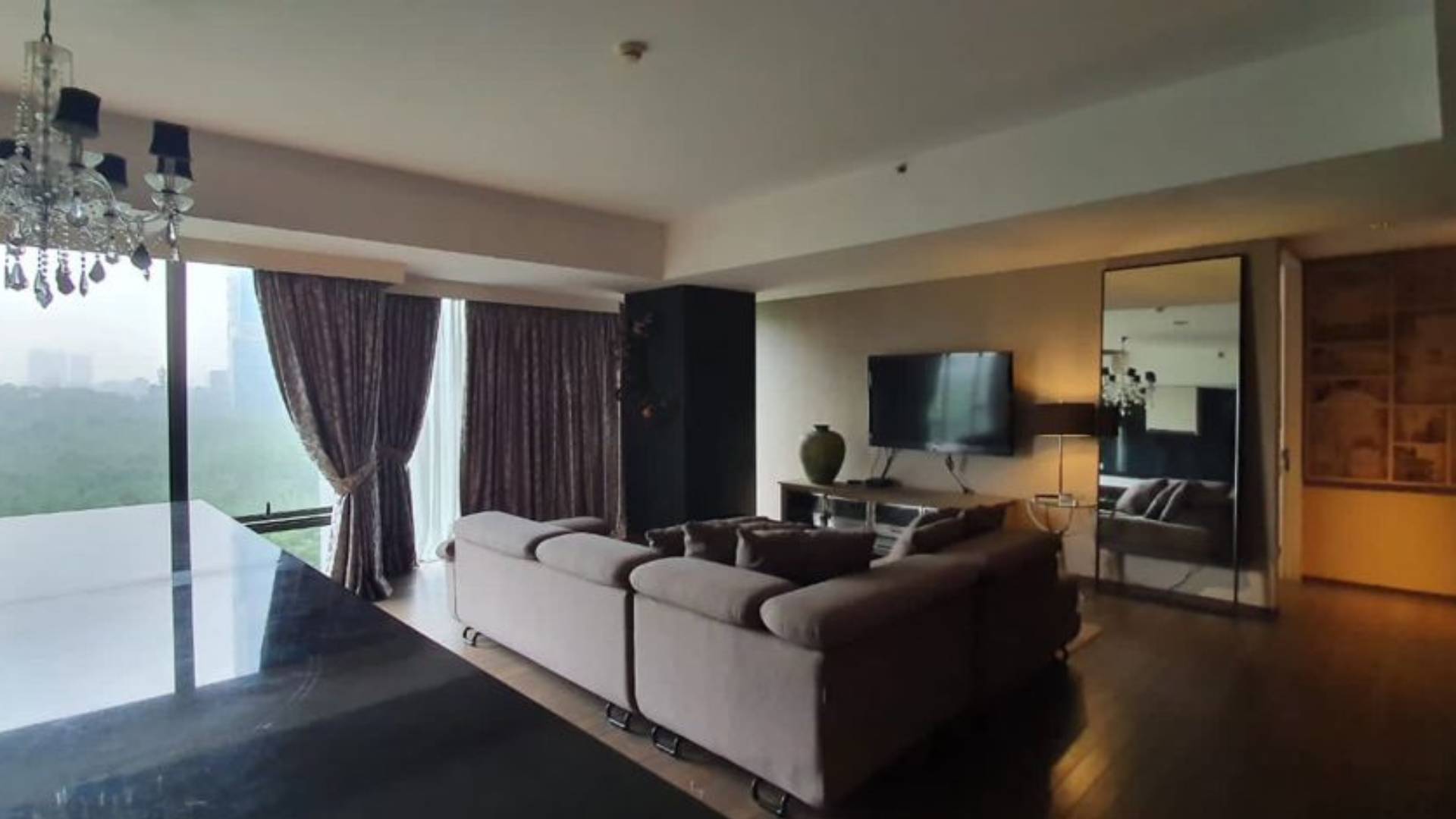 VERDE ONE-2BR-LIVING ROOM FROM KITCHEN AREA