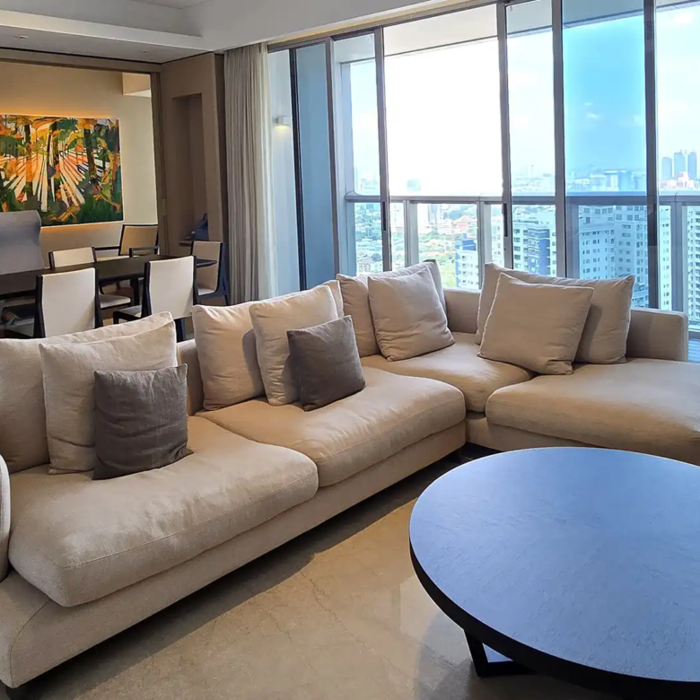 Anandamaya Residence-3BR-Living & Dining Area