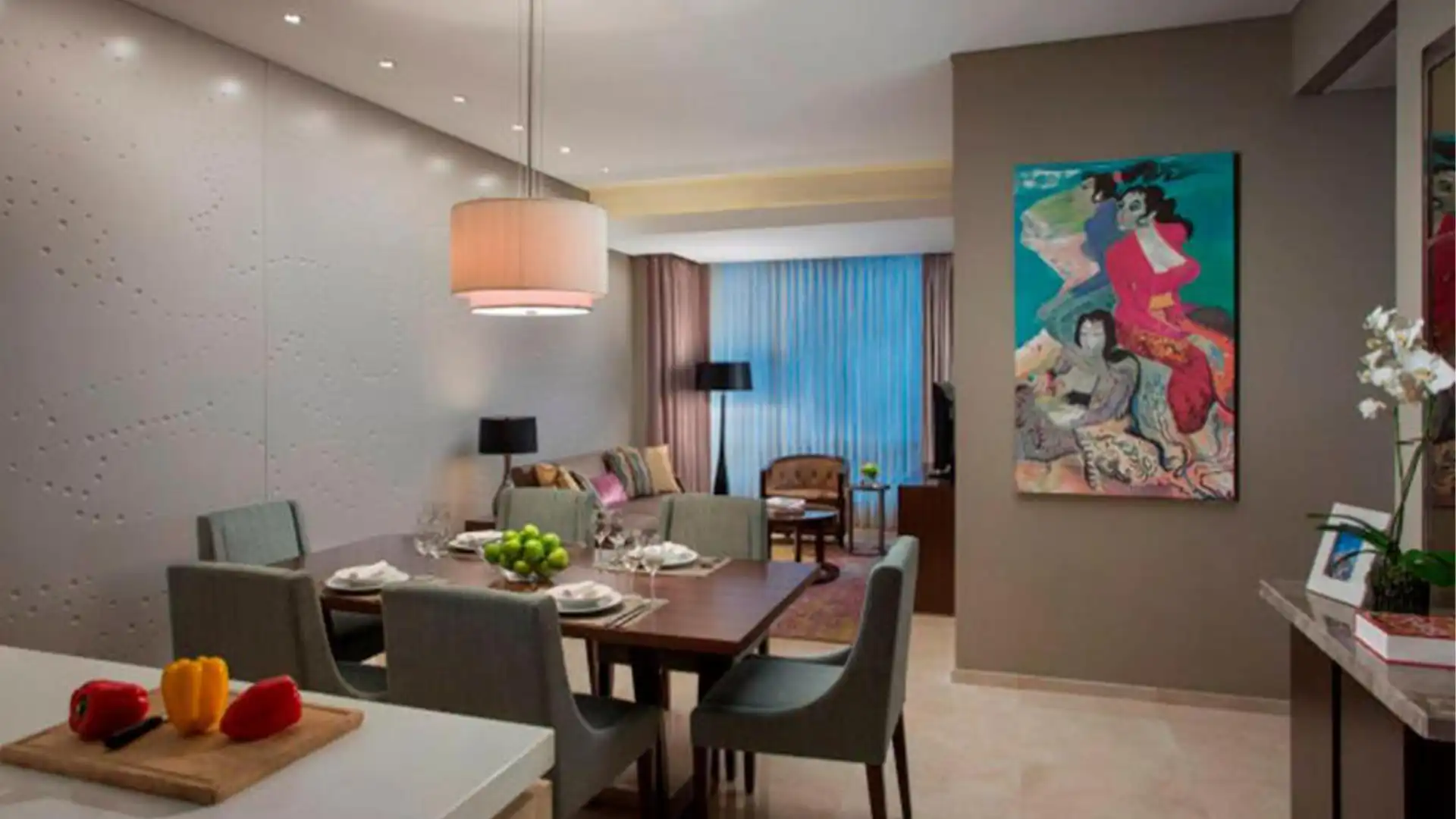 Ascott-2BR-Dining & Living Area