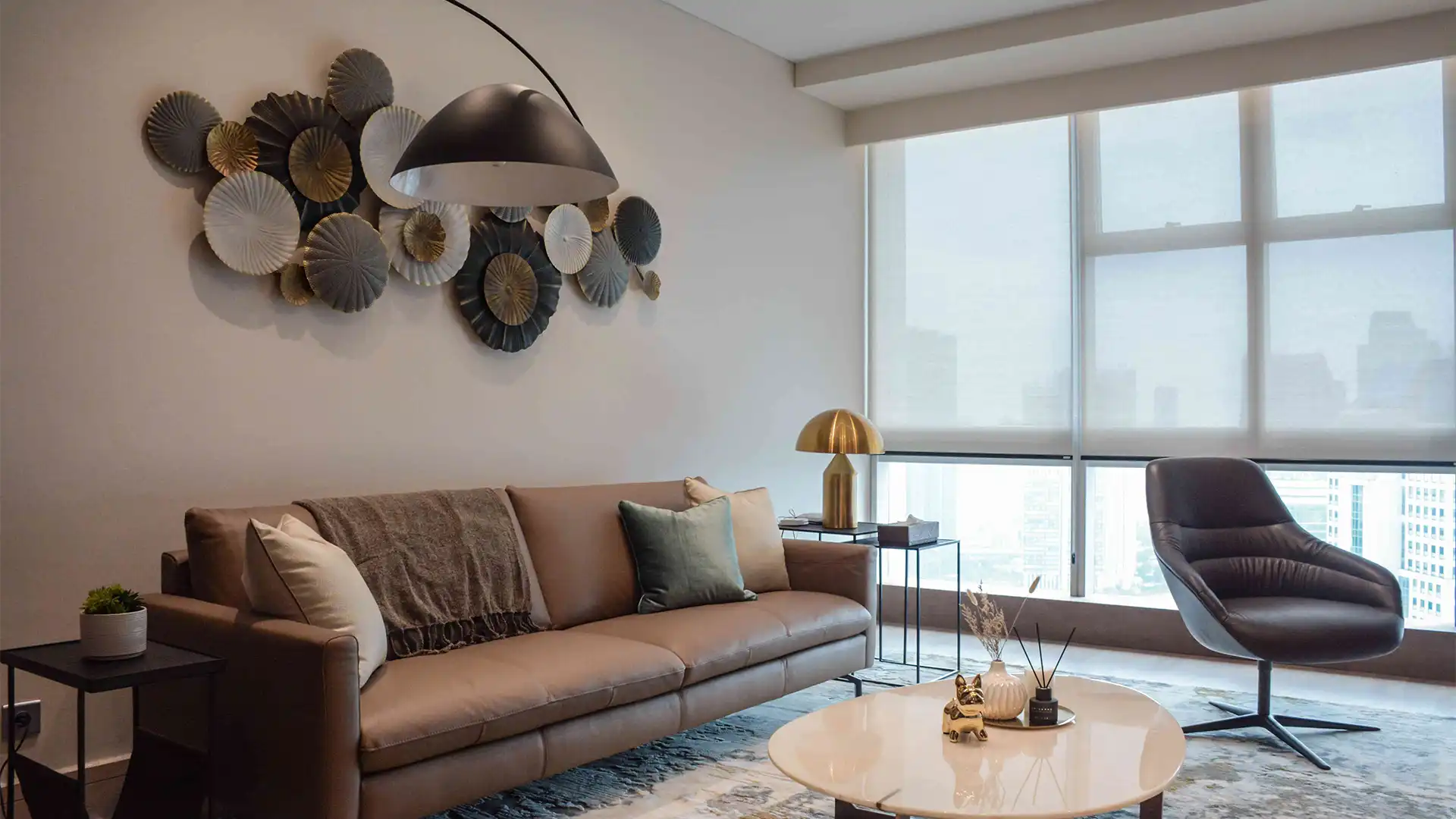 Capital Residence-2BR-Living Area