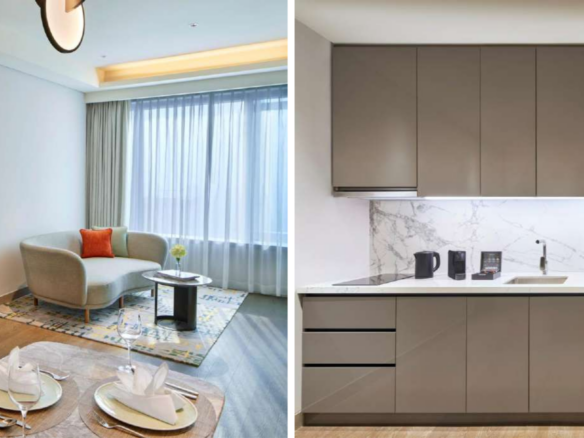 Park Royal-1BR-Dining, Living & Kitchen Area