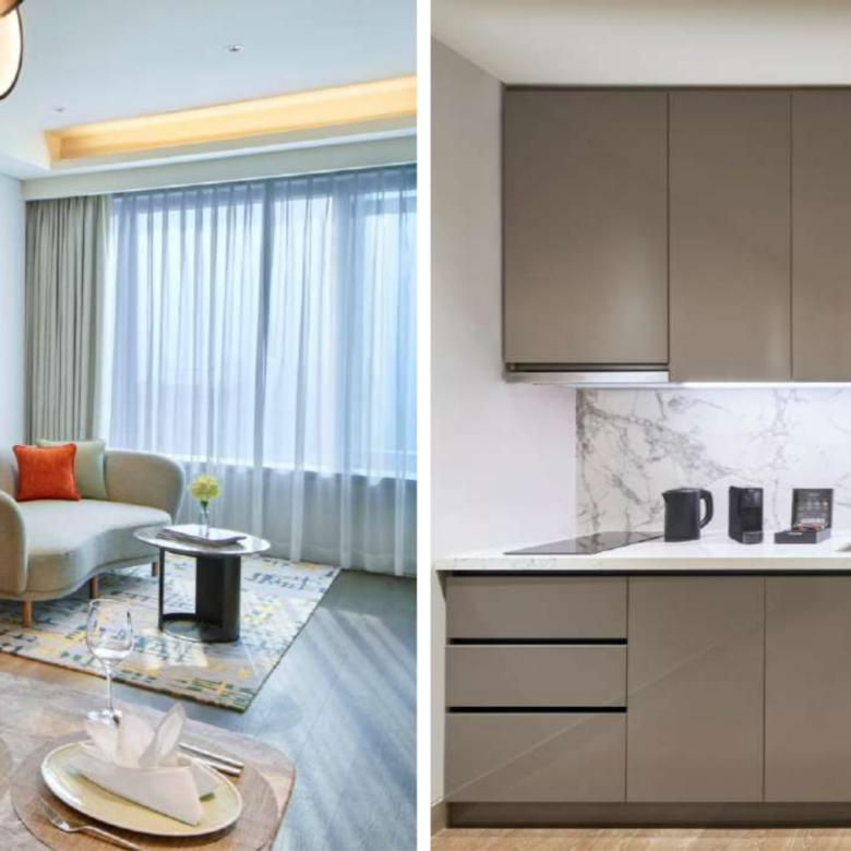 Park Royal-1BR-Dining, Living & Kitchen Area