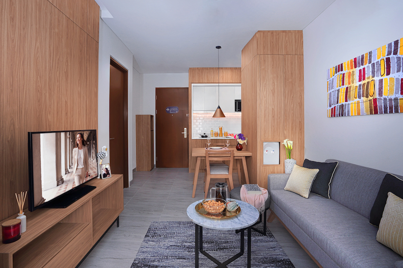 SR_Indonesia_Jakarta_Citadines Sudirman_1BRM Deluxe King_Living Room-LR