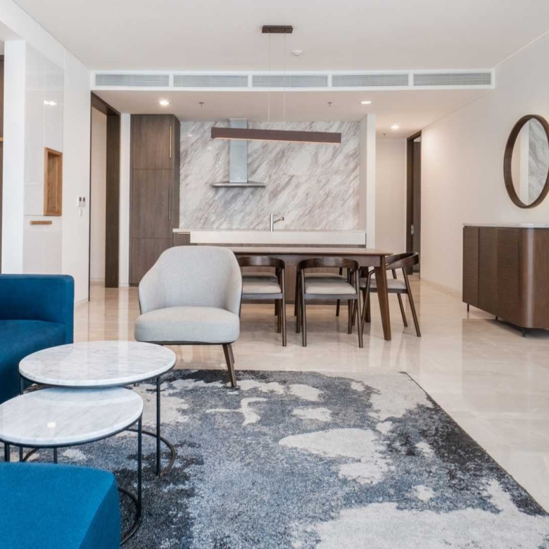 Verde Two Monteverde-3BR-Living room and dining table