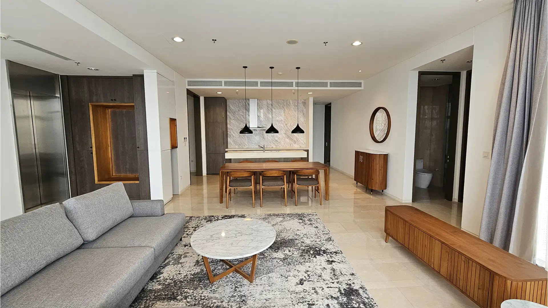 Verde Two-3BR-Living,Dining & Kitchen Area