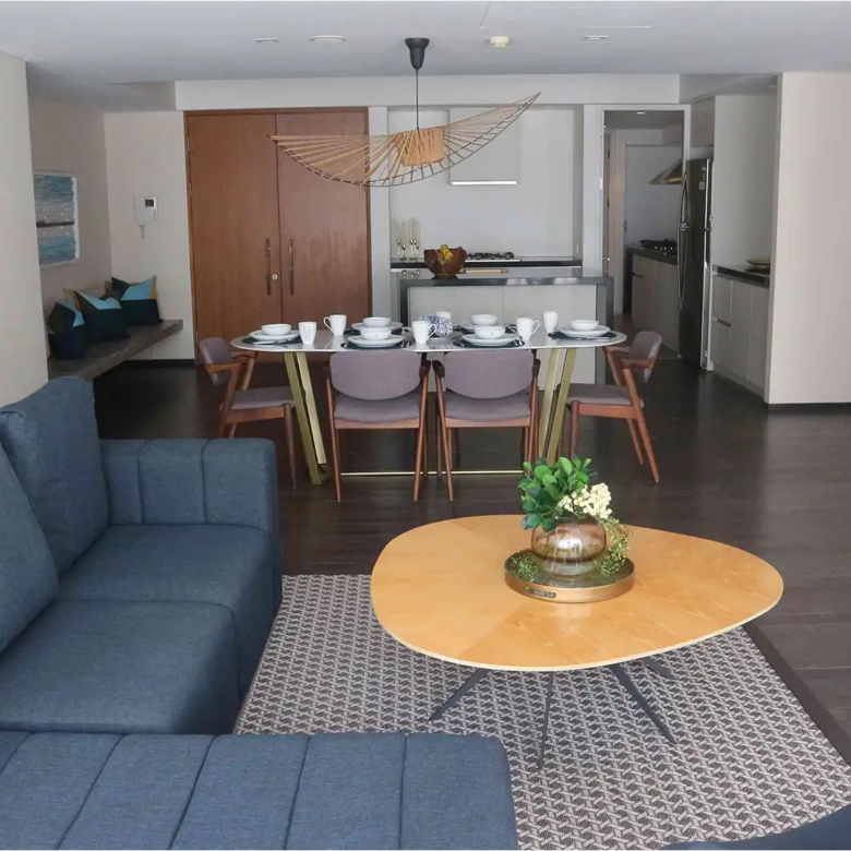 Verde Two-2BR-Living & Kitchen Area Open Space
