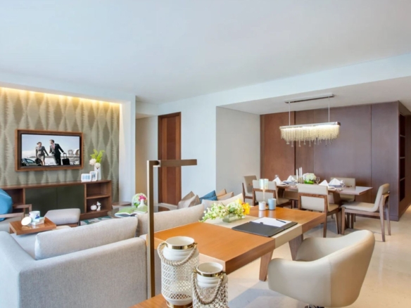 ASCOTT SUDIRMAN 3BR - Living Area
