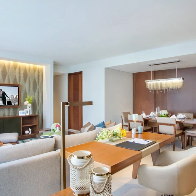 ASCOTT SUDIRMAN 3BR - Living Area
