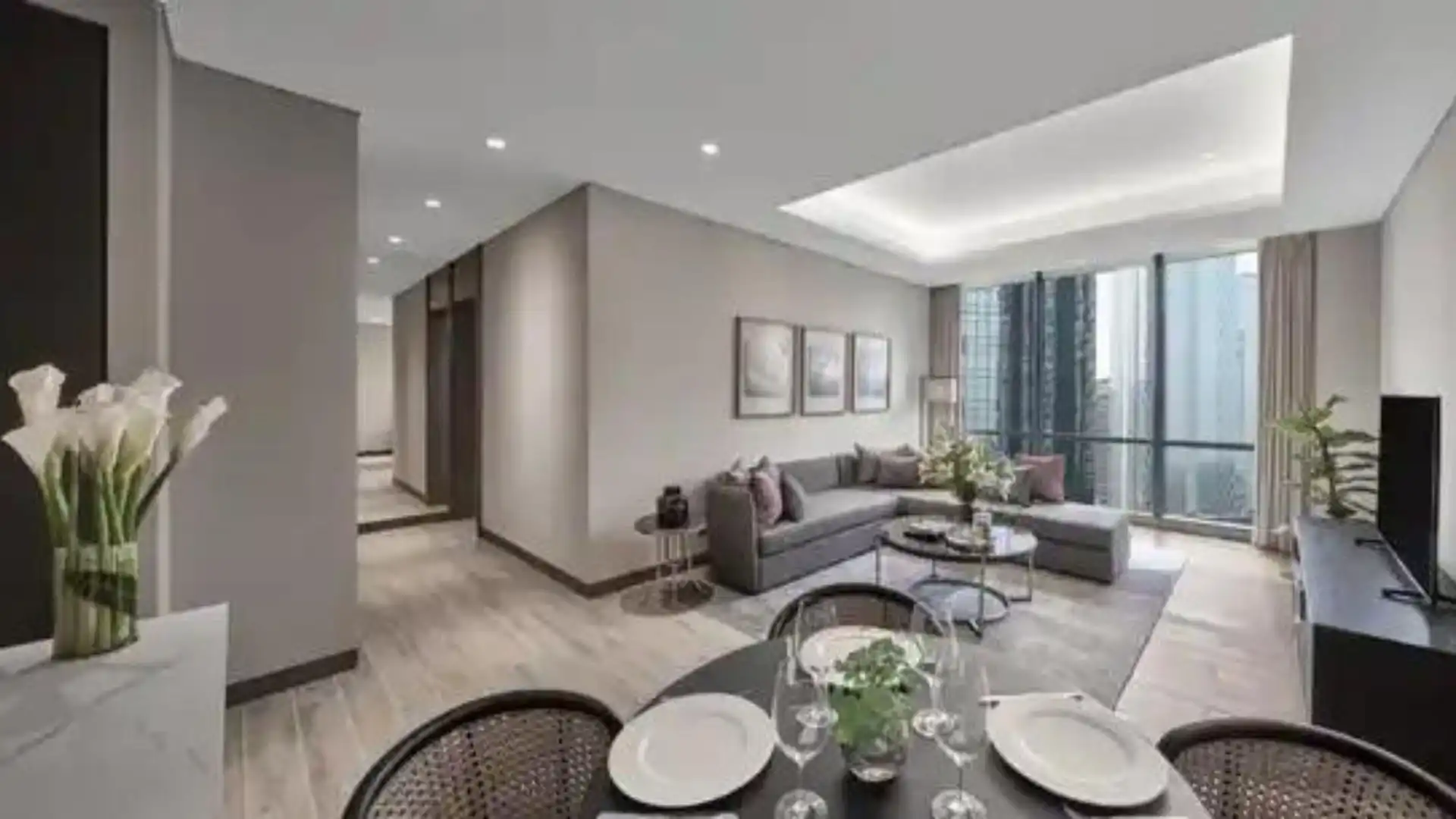 ASTHA RESIDENCE-2BR-LIVING & DINING AREA