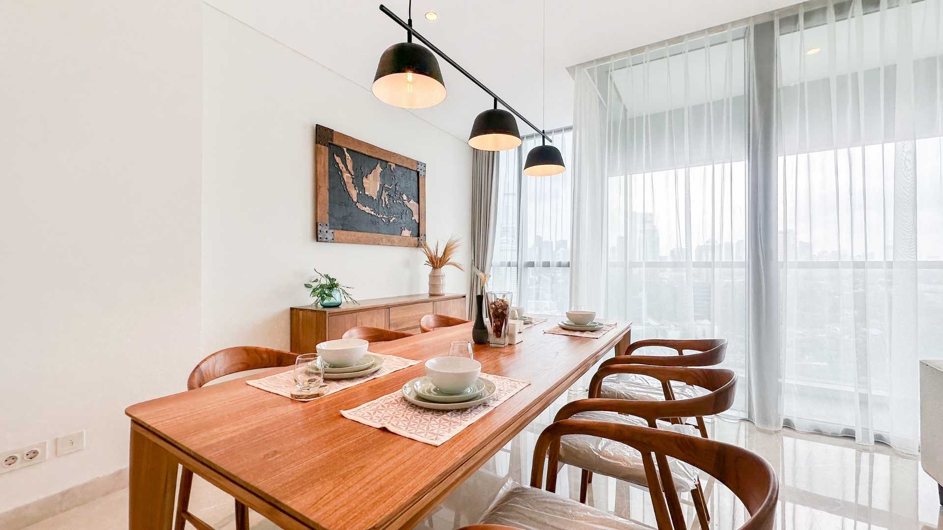 Well-Balanced 3BR Apartment for Family Living near Jakarta CBD at Casa Domaine