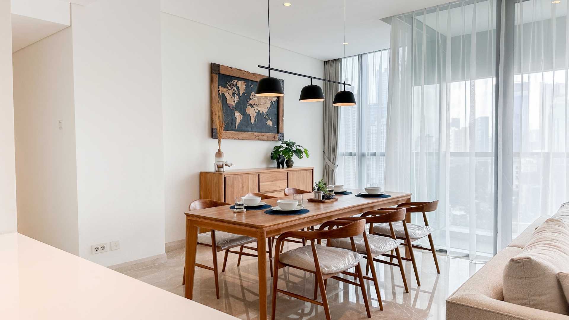 Comfortable 3BR Family Residence in Central Jakarta at Casa Domaine