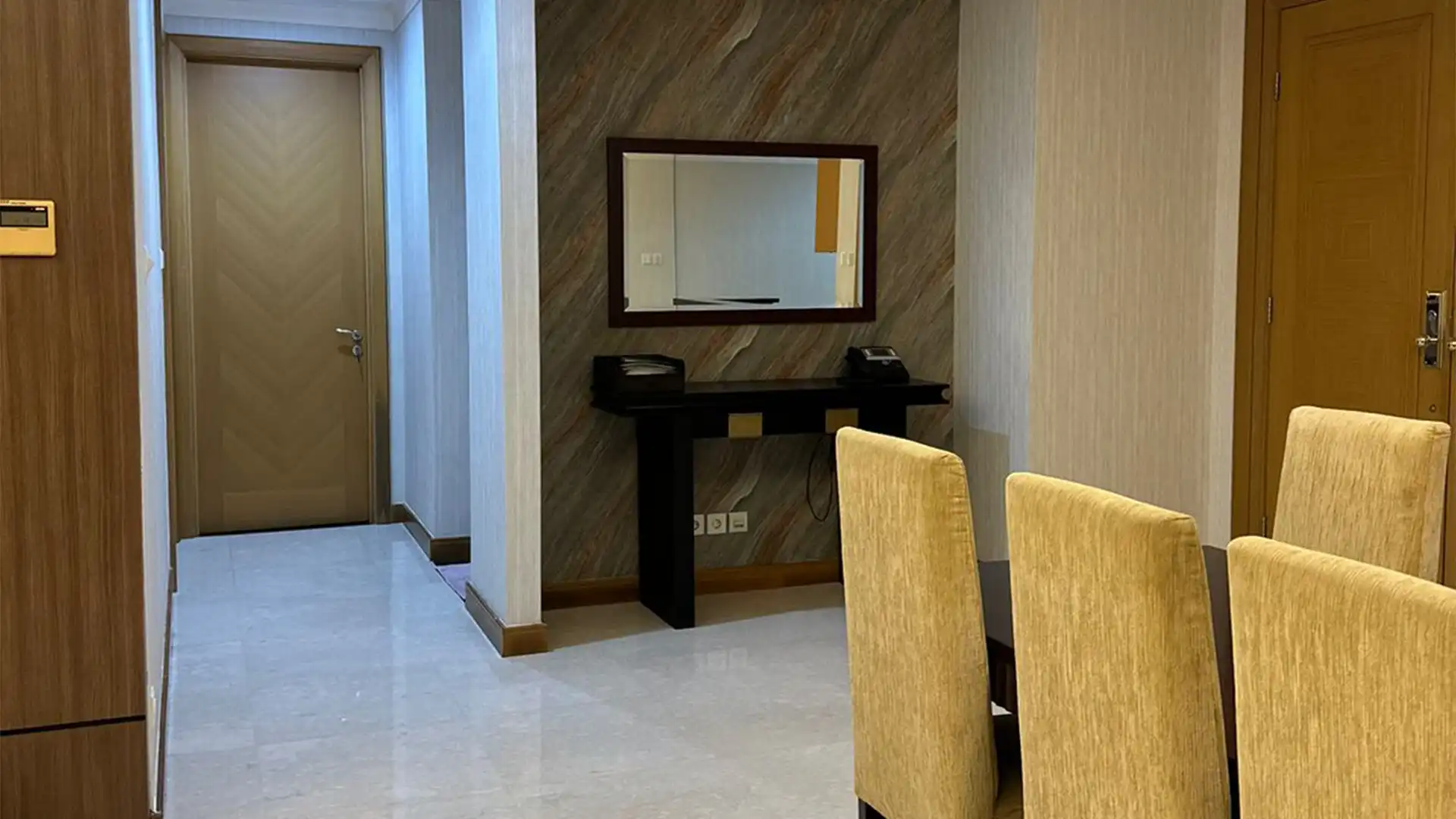 KEMPI-2BR-FOYER AREA, DINING AREA & CORRIDOR Kempinski Private Residence – Well-Designed 2BR
