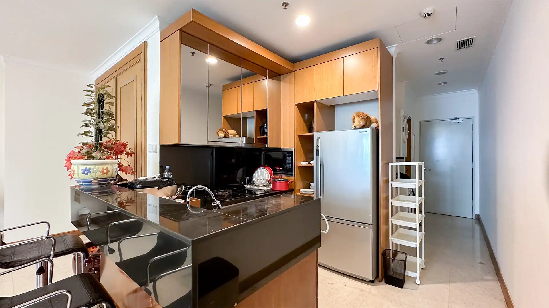 KEMPINSKI-2BR-KITCHEN AREA Well-Located 2BR Residence – Kempinski Private Residence