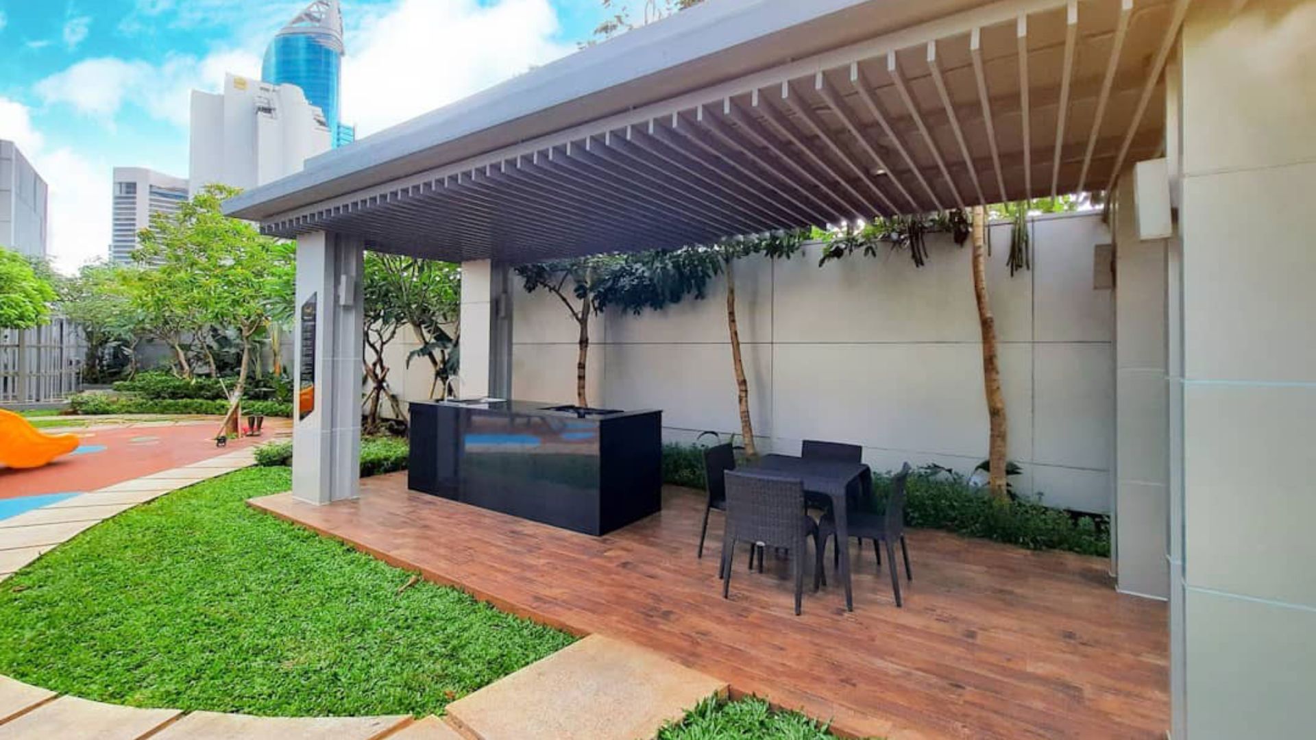 Inside Casa Domaine Facilities BBQ Area