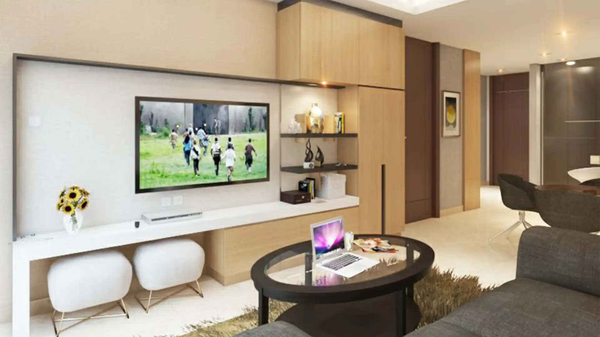 PONDOK RESIDENCE-1BR-LIVING AREA OPEN SPACE
