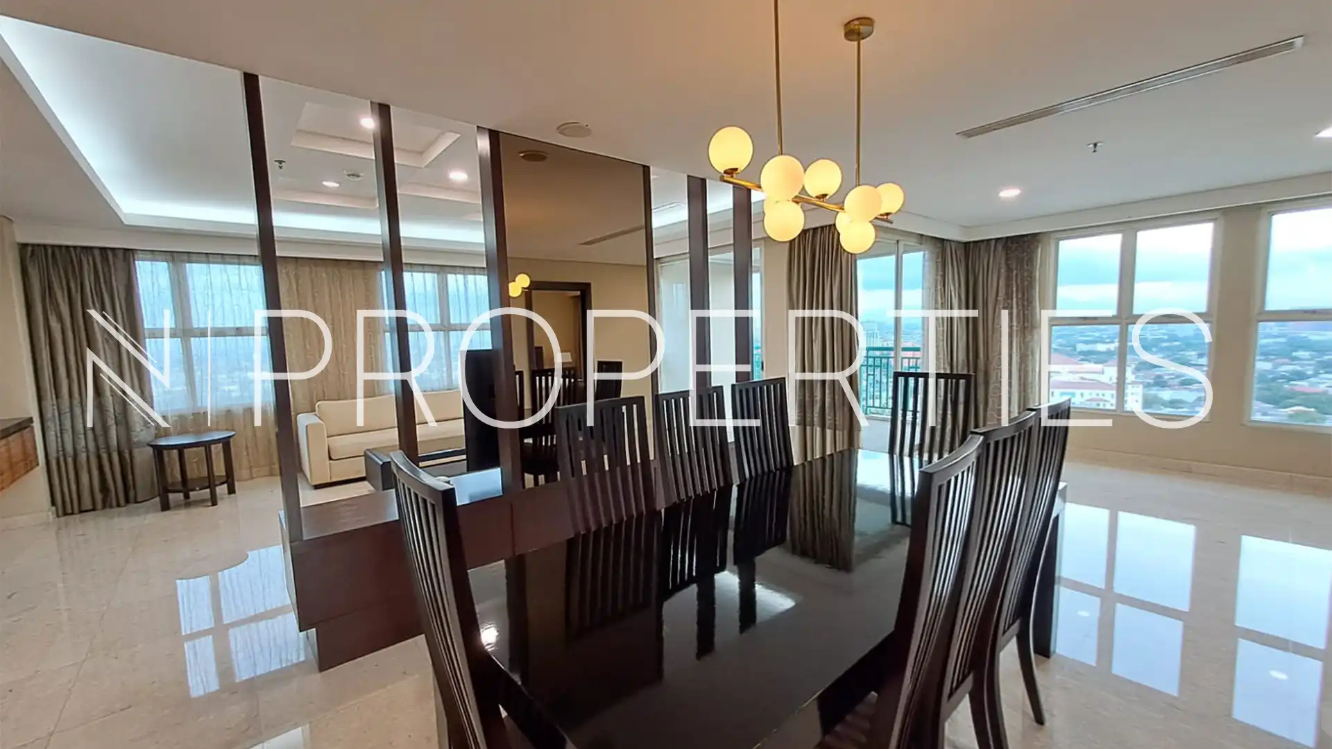 Pondok Indah Golf-4BR-Dining Area Pondok Indah Golf Apartment – Large 4BR