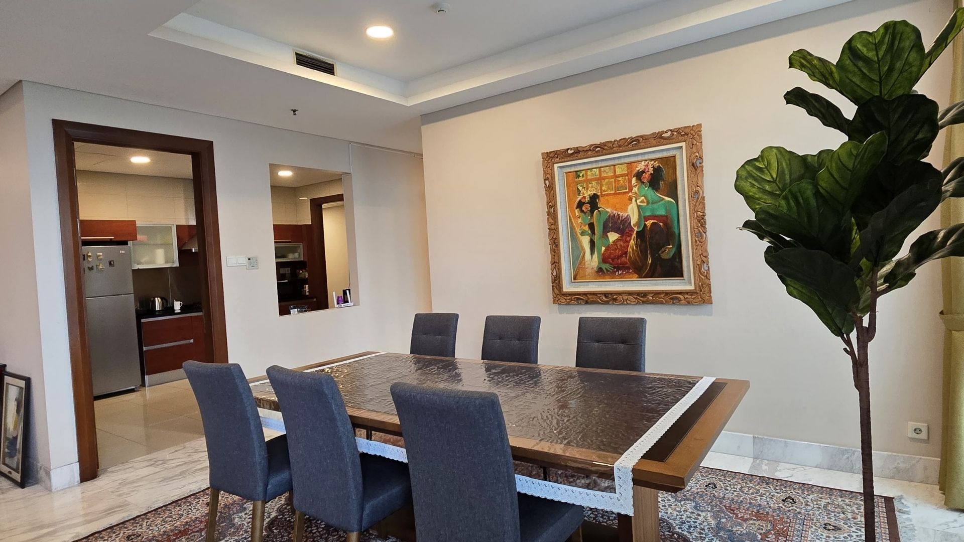 Senayan City Residence-3BR-Dining area Senayan City Residence – Premium 3BR Apartment