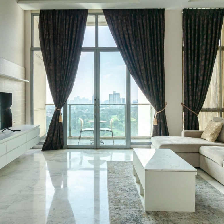 Senayan City Residence-3BR-Living room window
