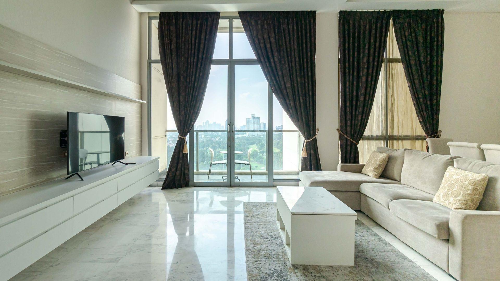 Senayan City Residence-3BR-Living room window