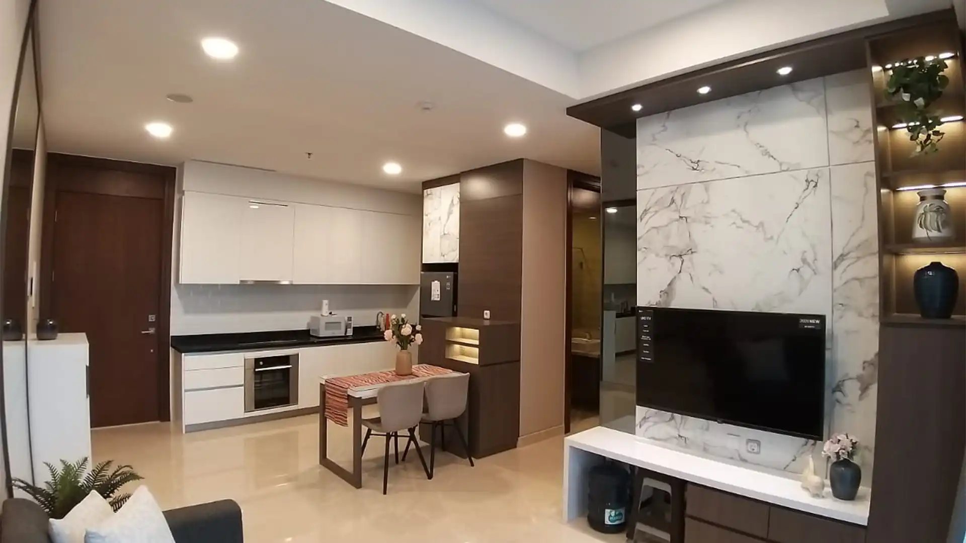THE ELEMENTS-2BR-LIVING AREA OPEN SPACE VIEW