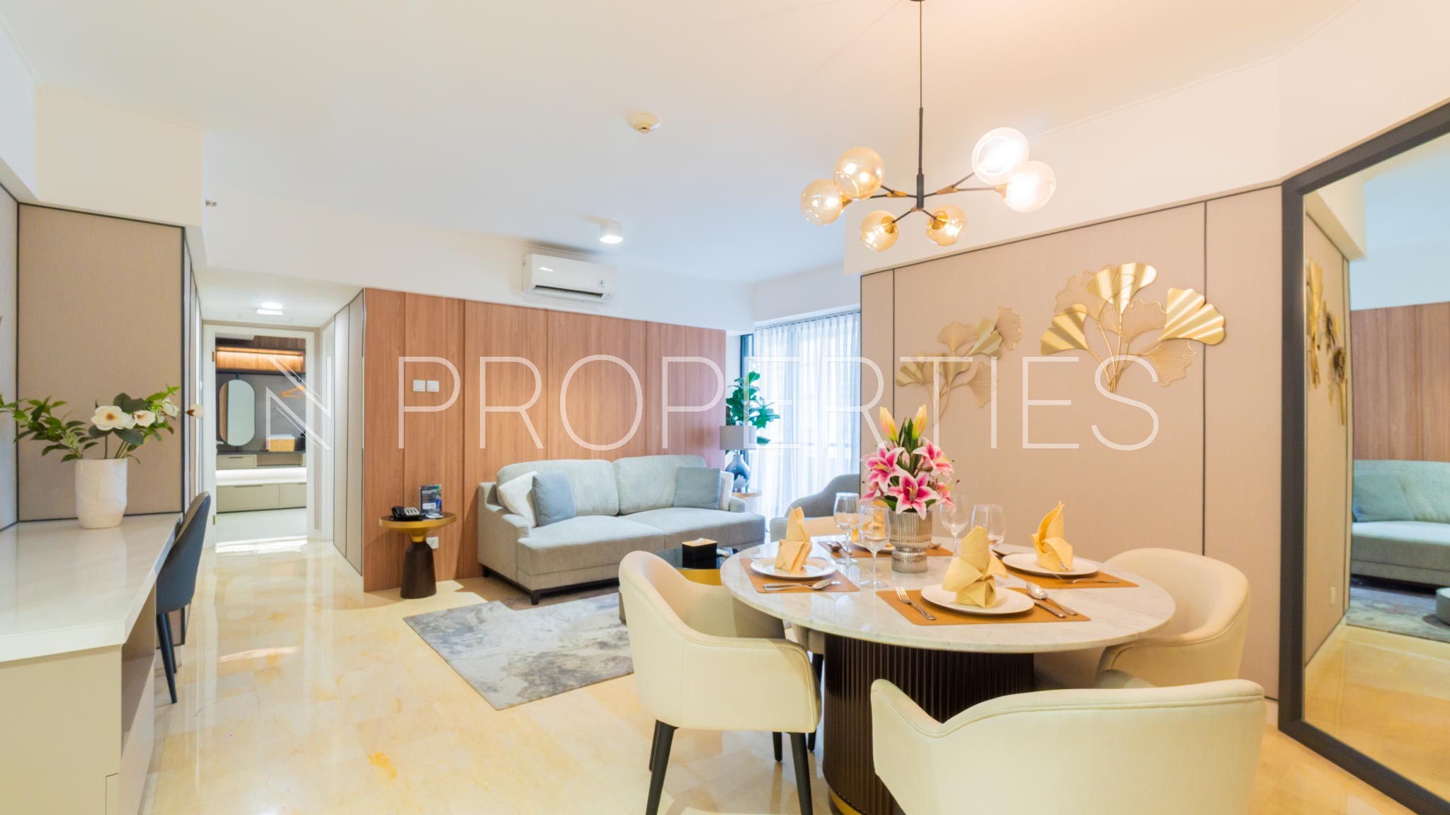 ARYADUTA SEMANGGI-2BR-DINING & LIVING AREA Aryaduta Semanggi – Modern Luxury 2BR Residence
