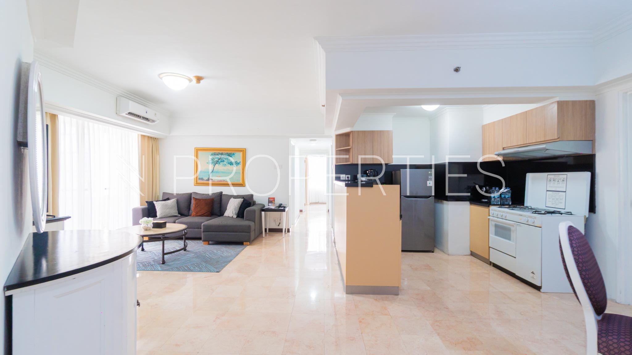 ARYADUTA SEMANGGI-2BR-WIDE ANGLE LIVING AREA Elegant 2BR Living Residence at Aryaduta