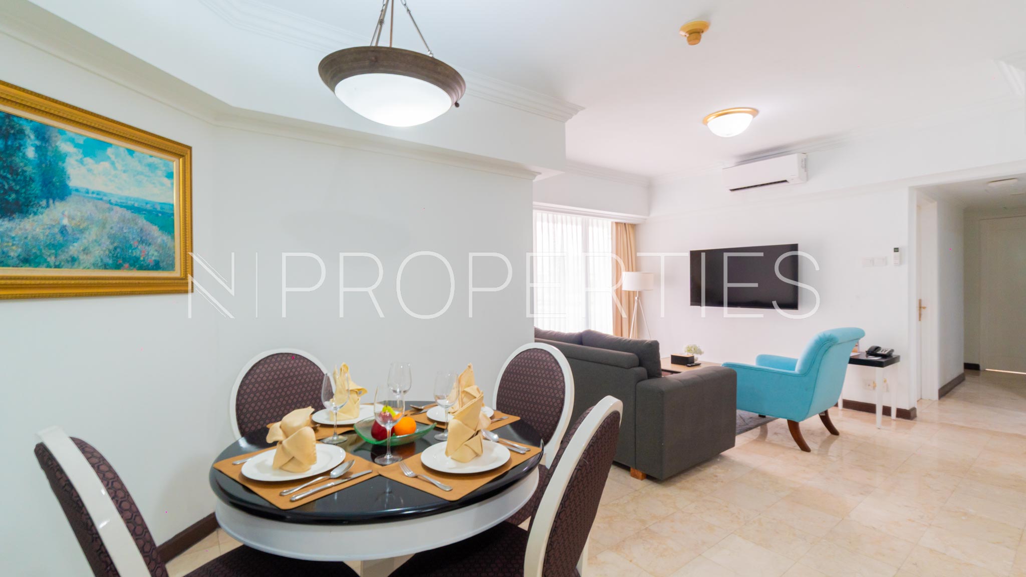Spacious 3BR City Residence at Aryaduta