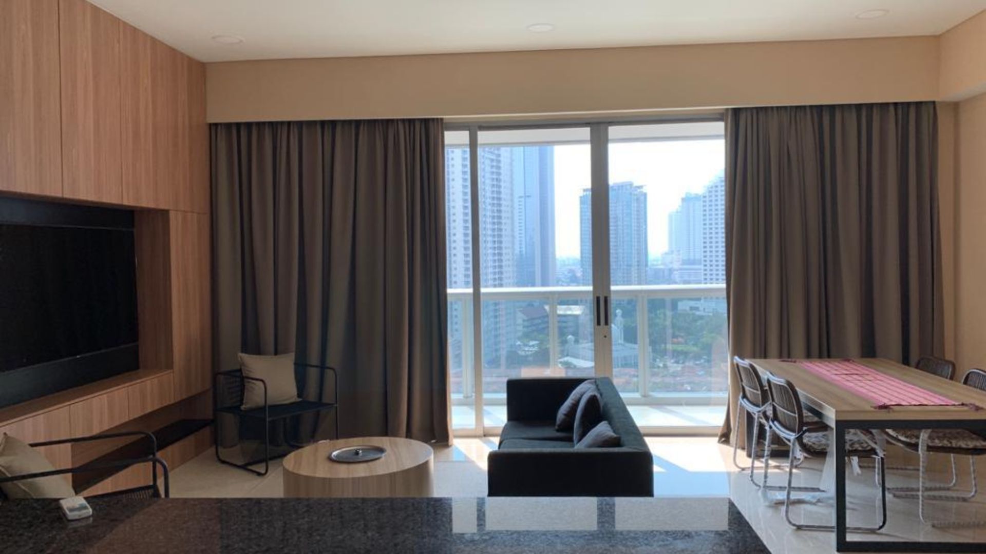 Anandamaya – 2BR – Living Room and Dining Room Premium 2BR Apartment at Anandamaya