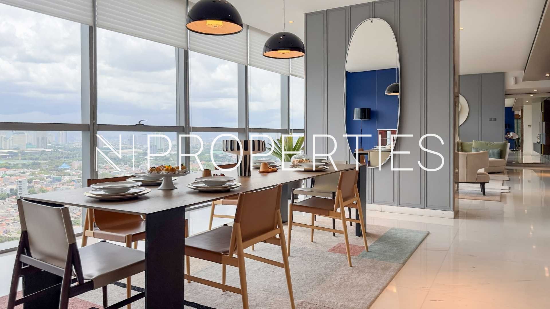 CASADOMAINE 36B – Dining area 2 Grand 4BR Family Residence in Jakarta’s Prime CBD Area