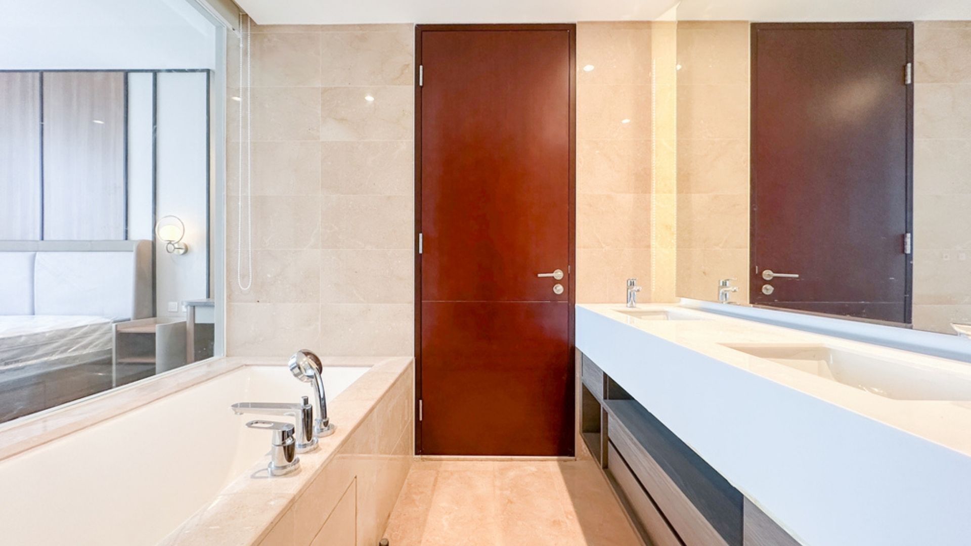 Casa Domaine-2BR-Bathroom Area Smart 2BR City Apartment Designed for Executive Living at Casa Domaine