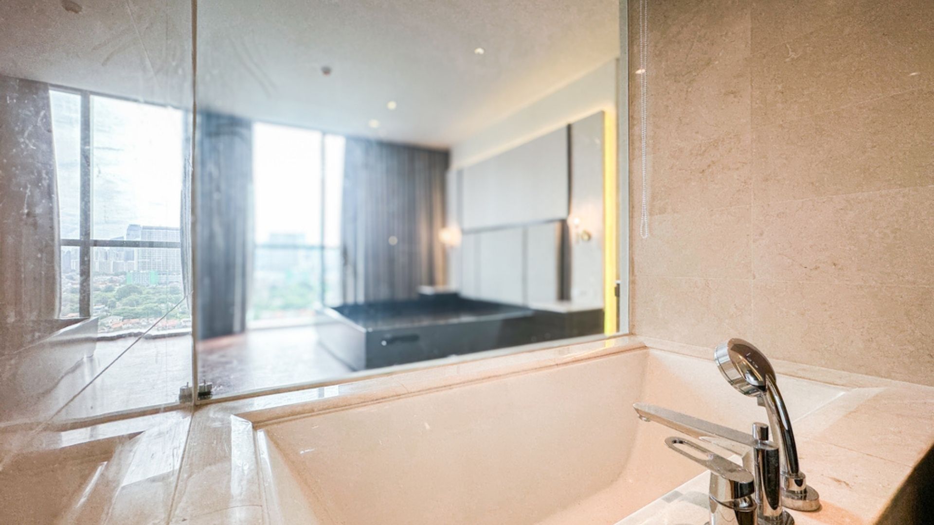 Casa Domaine-2BR-Bathtub Bathroom Modern 2BR Residence for Expat Living in Jakarta CBD at Casa Domaine
