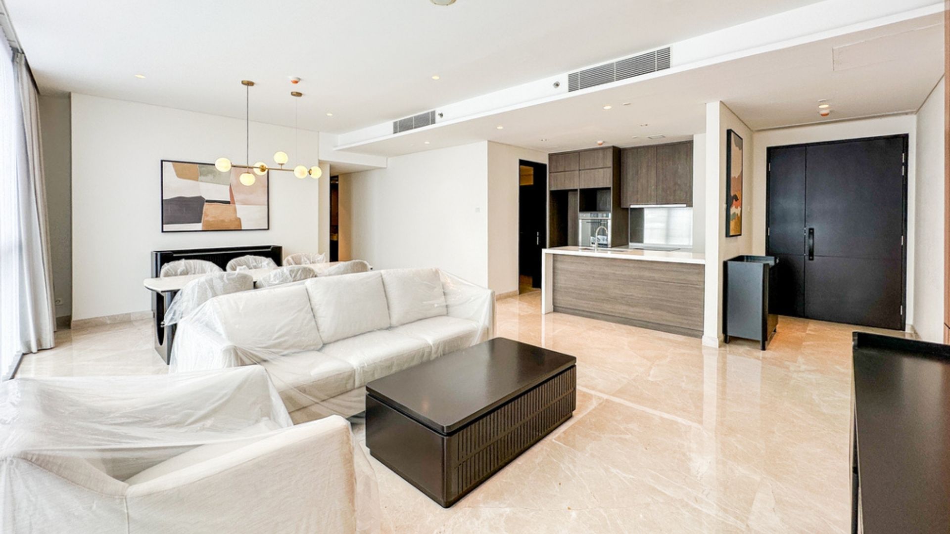 Casa Domaine-2BR-Livingroom Modern 2BR Residence for Expat Living in Jakarta CBD at Casa Domaine