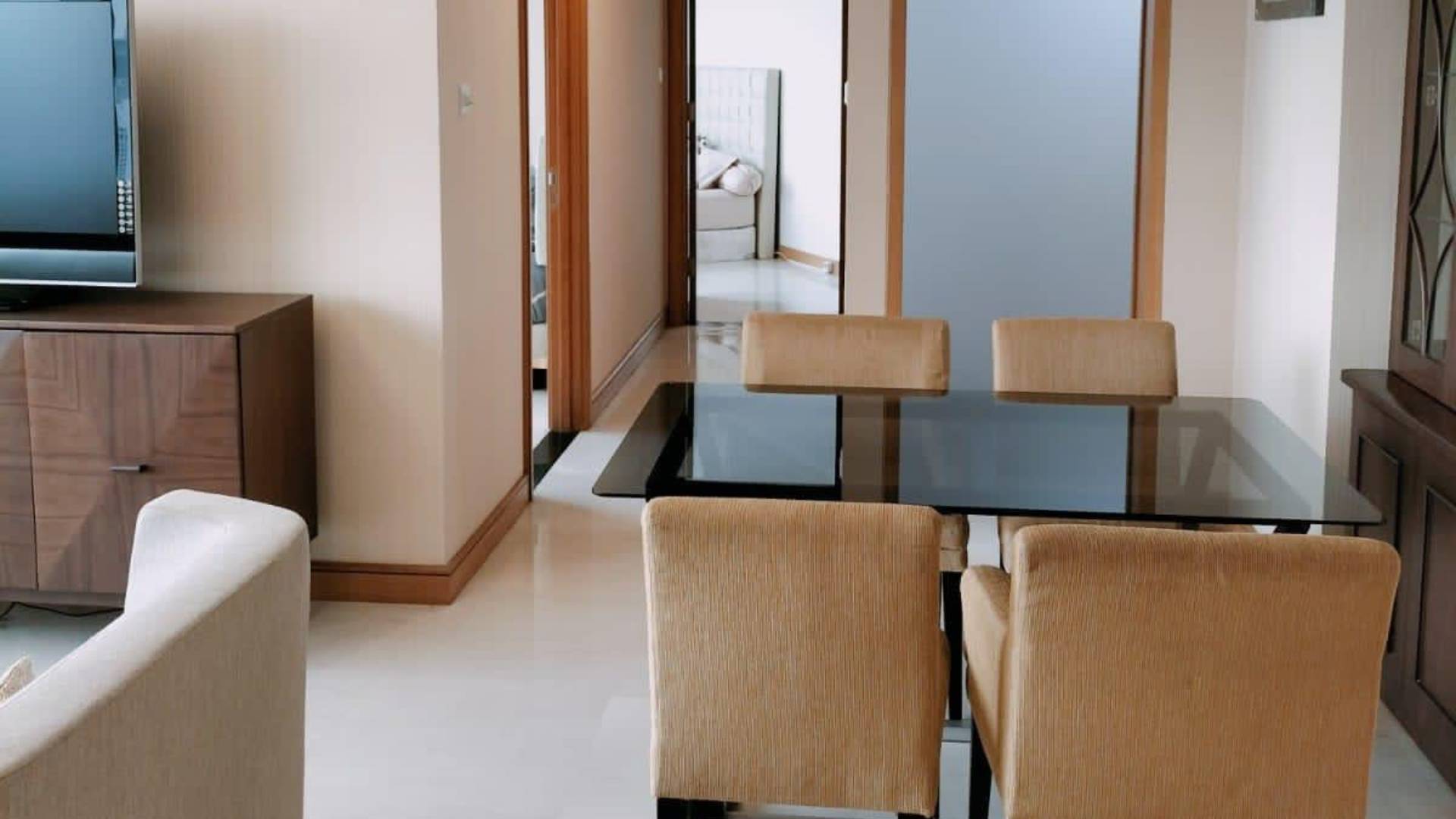 KEMPINSKI PRIVATE RESIDENCE-2BR-DINING ROOM Prestigious Modern 2BR – Kempinski Private Residence