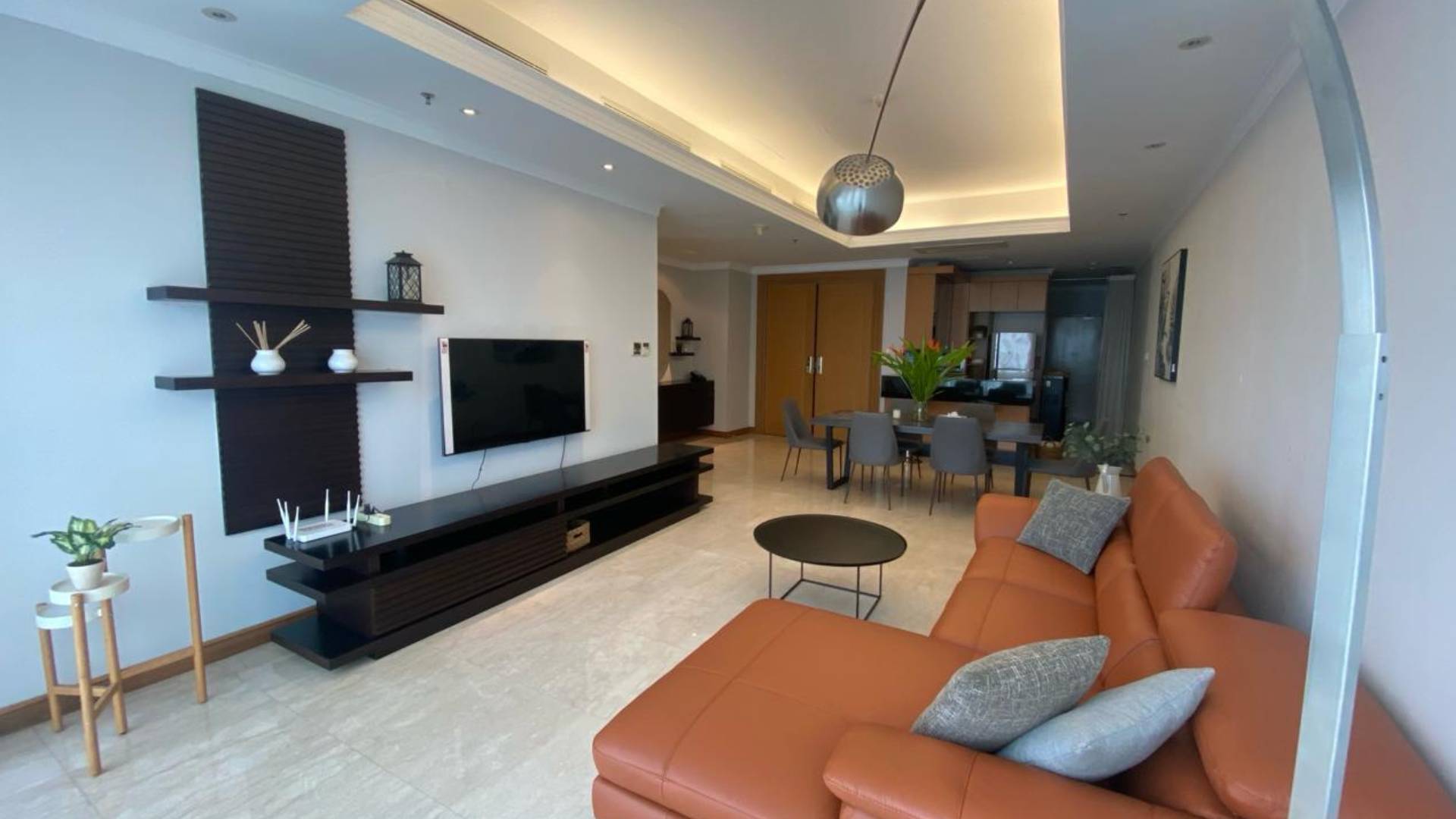 KEMPINSKI PRIVATE RESIDENCE-2BR-LIVING & DINING AREA Kempinski Private Residence – Comfortable Luxury 2BR