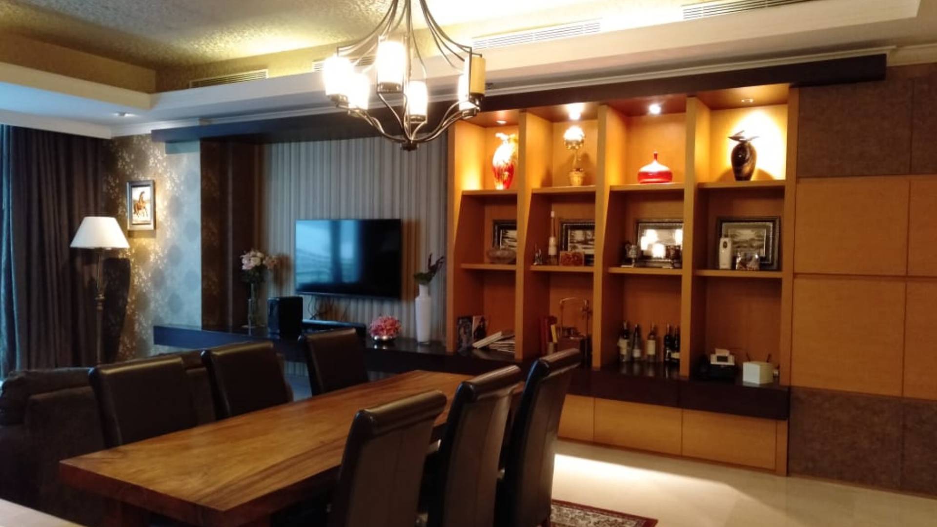 KEMPINSKI PRIVATE RESIDENCE-3BR-DINING & LIVING AREA Comfort 2BR at Kempinski Private Residence