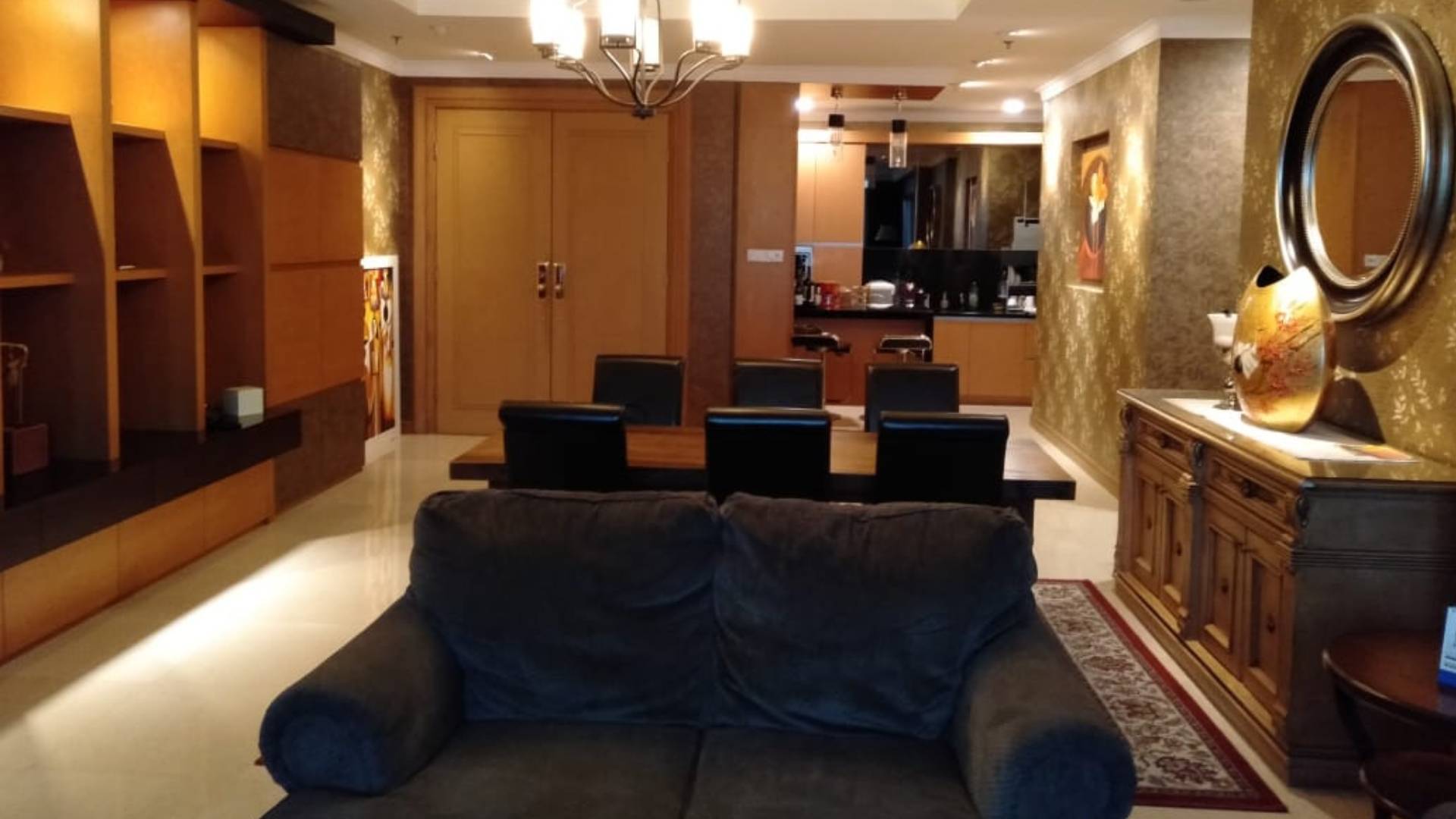 KEMPINSKI PRIVATE RESIDENCE-3BR-LIVING & DINING AREA Comfort 2BR at Kempinski Private Residence