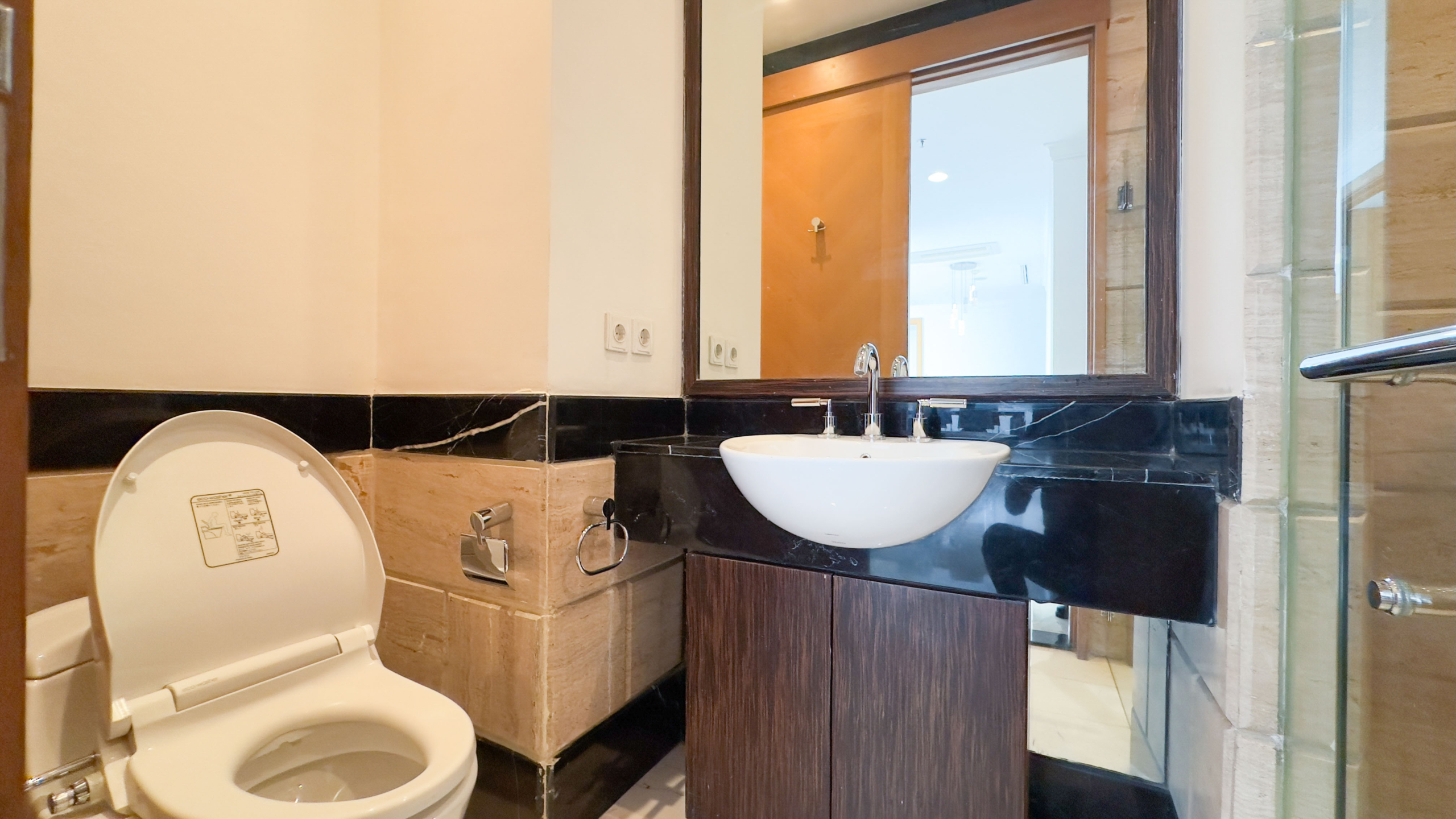 Kempinski Private Residence-2BR-Bathroom sink Spacious Two-Bedroom Kempinski Private Residence Residence for Discerning Urban Livin